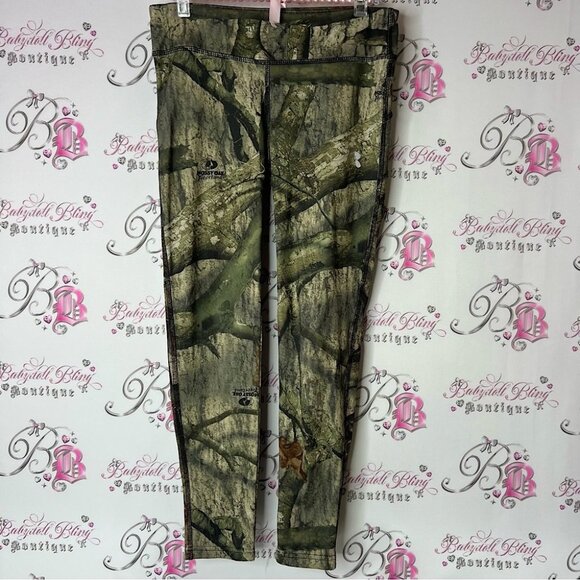 Under Armour tights mossy oak free stand fitted green Camo Fitted Leggings - Picture 1 of 7